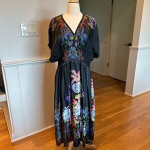 Johnny Was designer silk dress